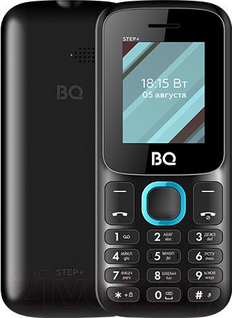 Мобильный телефон BQ Step+ BQ-1848 (черный/синий)