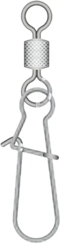 Набор вертлюгов рыболовных Lucky John Pro Series Rolling Swivel Fastlock / LJP5101-014 (10шт)