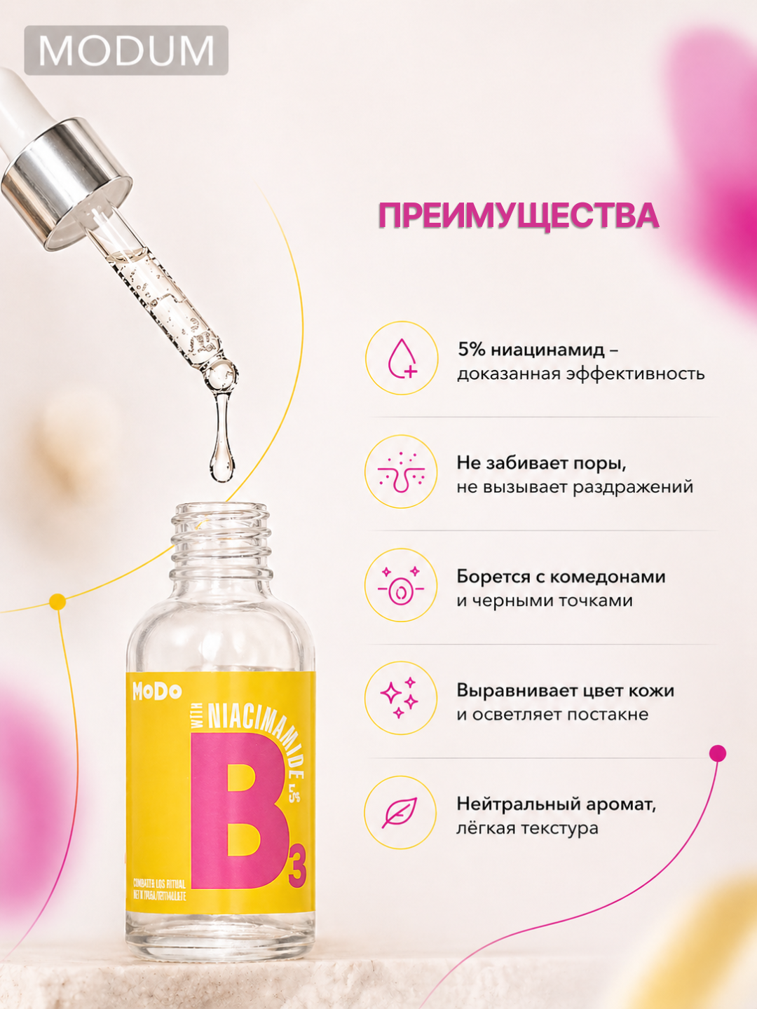 Сыворотка для лица Modum Modo Ниацинамид (30г) — фото 3