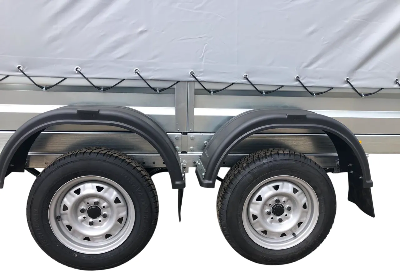 Прицеп для автомобиля Avtos A30P2B (3000x1500x300, R13, ресс. 3302(ГАЗ-2лист), тент 1200мм Аэро, 2ос) — фото 7