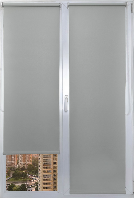 Рулонная штора АС МАРТ Оливия 72x160 (серый)