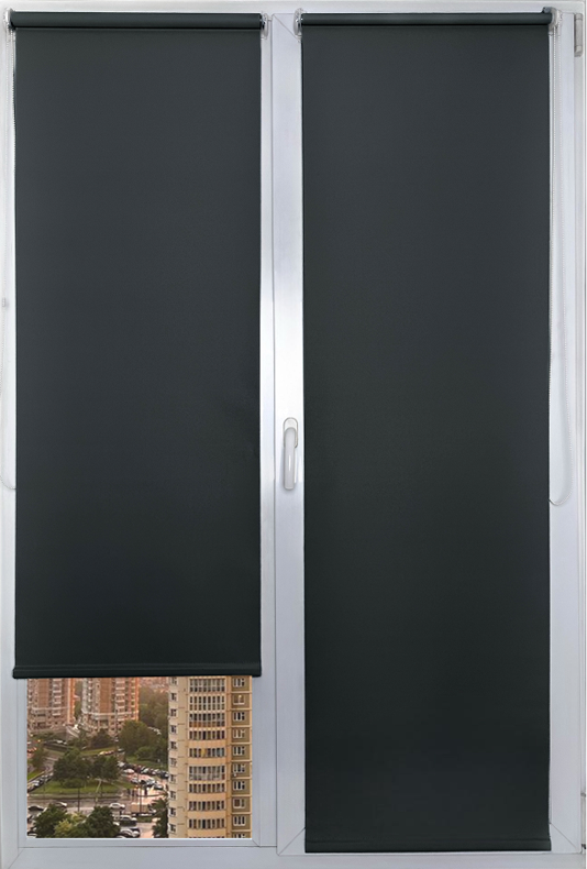 Рулонная штора АС МАРТ Оливия 85x160 (маренго)