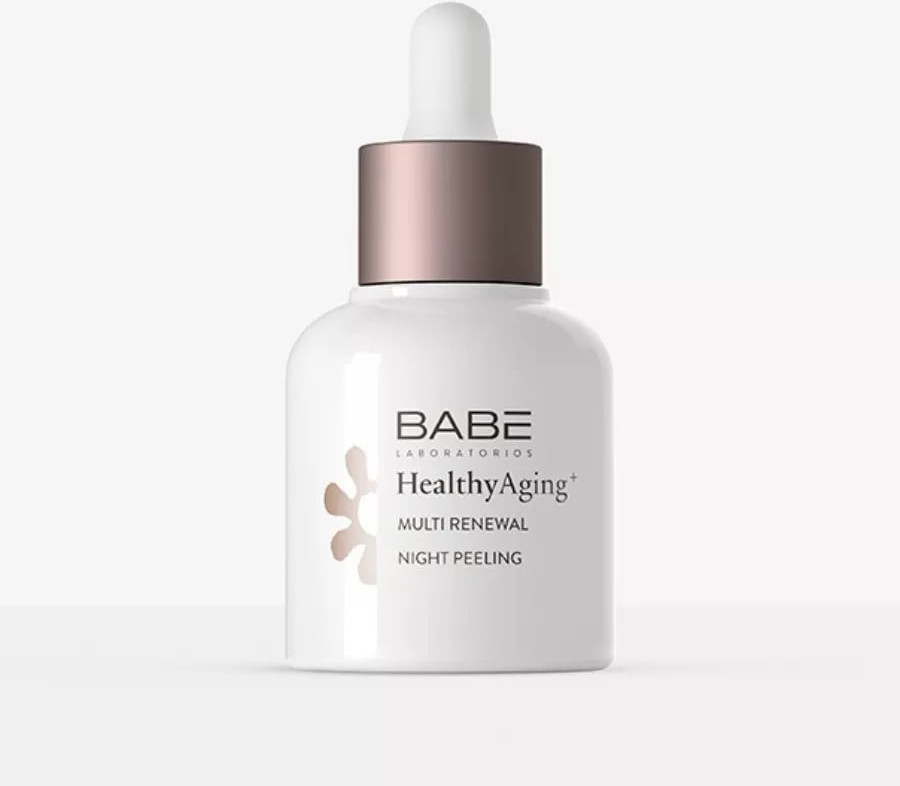 Сыворотка для лица Laboratorios Babe Healthy Aging+ Мультиобновляющая ночная (30мл) — фото 3