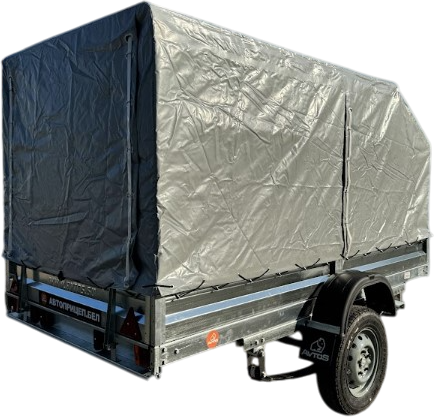 Прицеп для автомобиля Avtos A35P1B (3500x1500x300, R13, ресс. 3302 ГАЗ-2лист, тент 1200мм Аэро) — фото 6