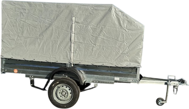 Прицеп для автомобиля Avtos A35P1B (3500x1500x300, R13, ресс. 3302 ГАЗ-2лист, тент 1200мм Аэро) — фото 4