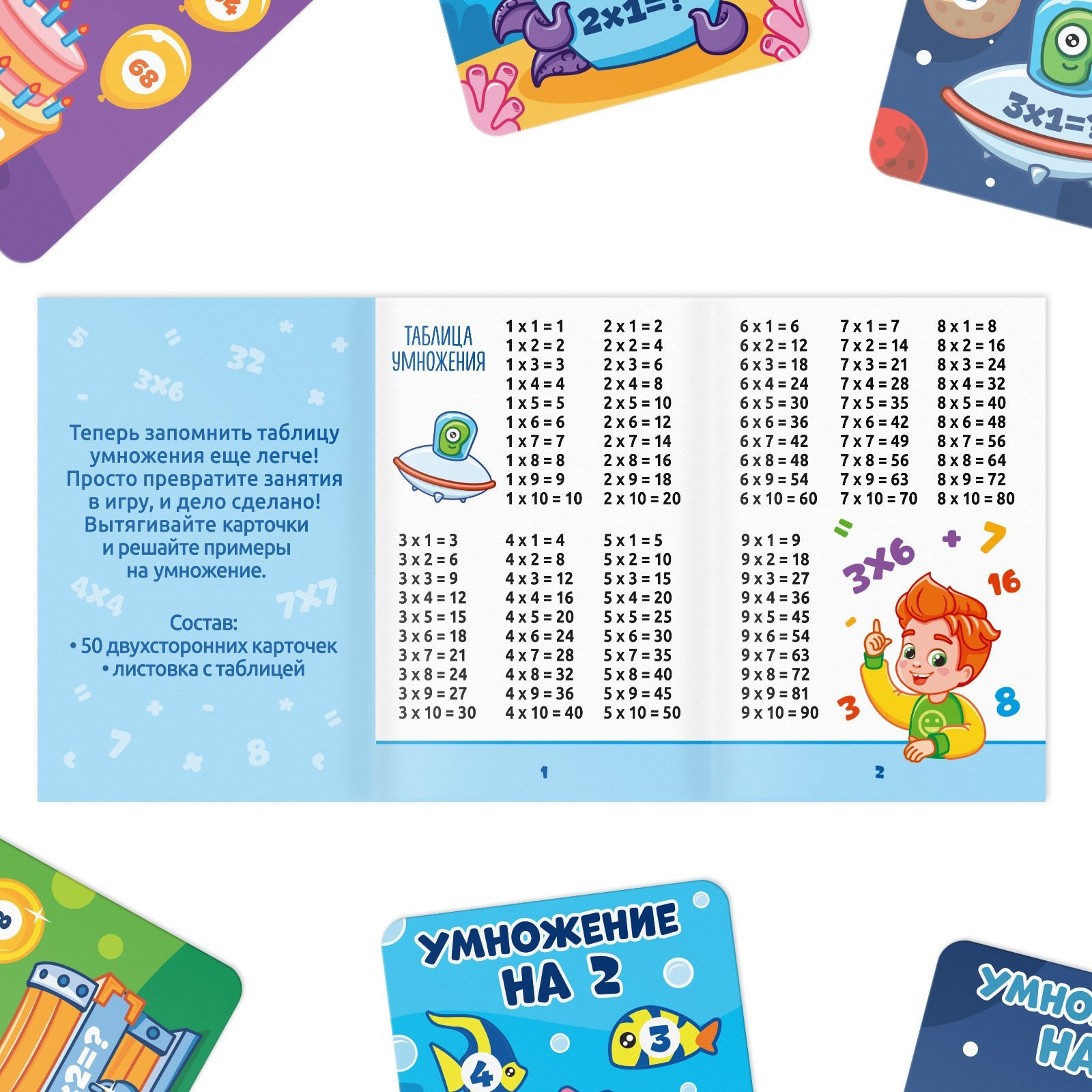 Развивающая игра Лас Играс Умножаем на раз-два / 4624523 — фото 4