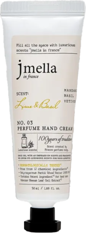 Крем для рук Jmella In France Lime and Basil Perfume Hand Cream (50мл)