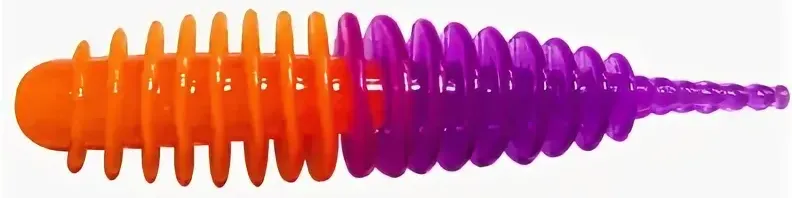 Мягкая приманка Trout Bait Jumbo 50 Сыр COL.25 (Orange/Purple) — фото 2