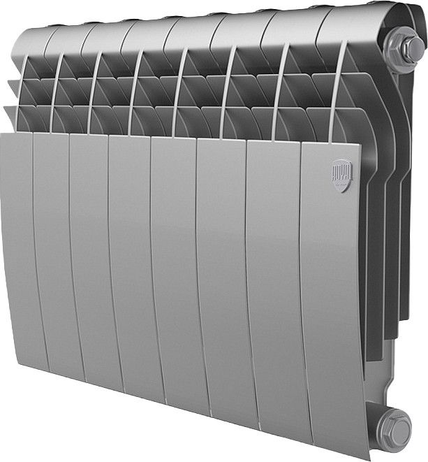 Радиатор биметаллический Royal Thermo BiLiner 350 Silver Satin (8 секций)