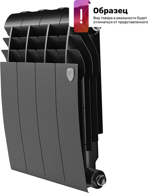 Радиатор биметаллический Royal Thermo BiLiner 350 Noir Sable (3 секции) — фото 2