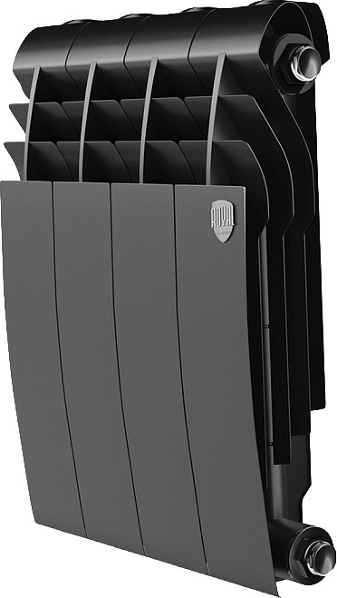 Радиатор биметаллический Royal Thermo BiLiner 350 Noir Sable (4 секции)