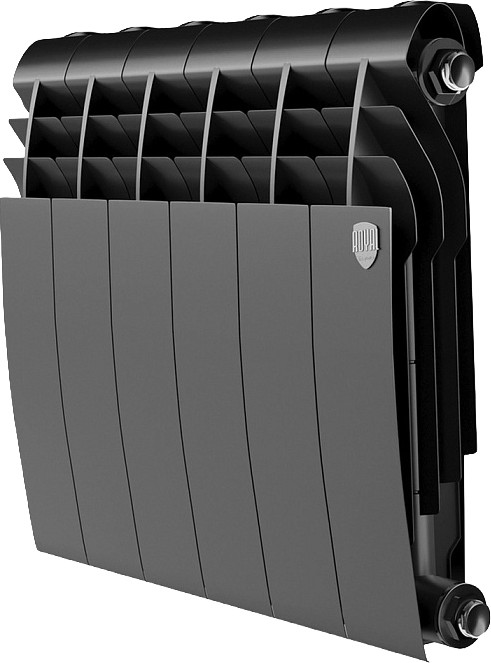 Радиатор биметаллический Royal Thermo BiLiner 350 Noir Sable (6 секций)