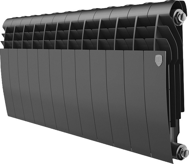 Радиатор биметаллический Royal Thermo BiLiner 350 Noir Sable (12 секций)