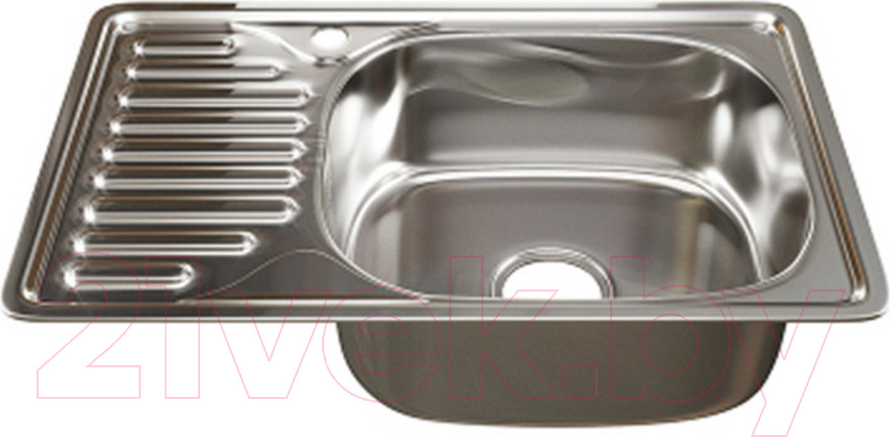 Мойка кухонная Mixline R 536117 (с сифоном)