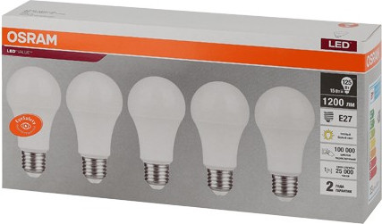 Лампа Osram LED Value 4058075577800 (уп. 5шт) — фото 3