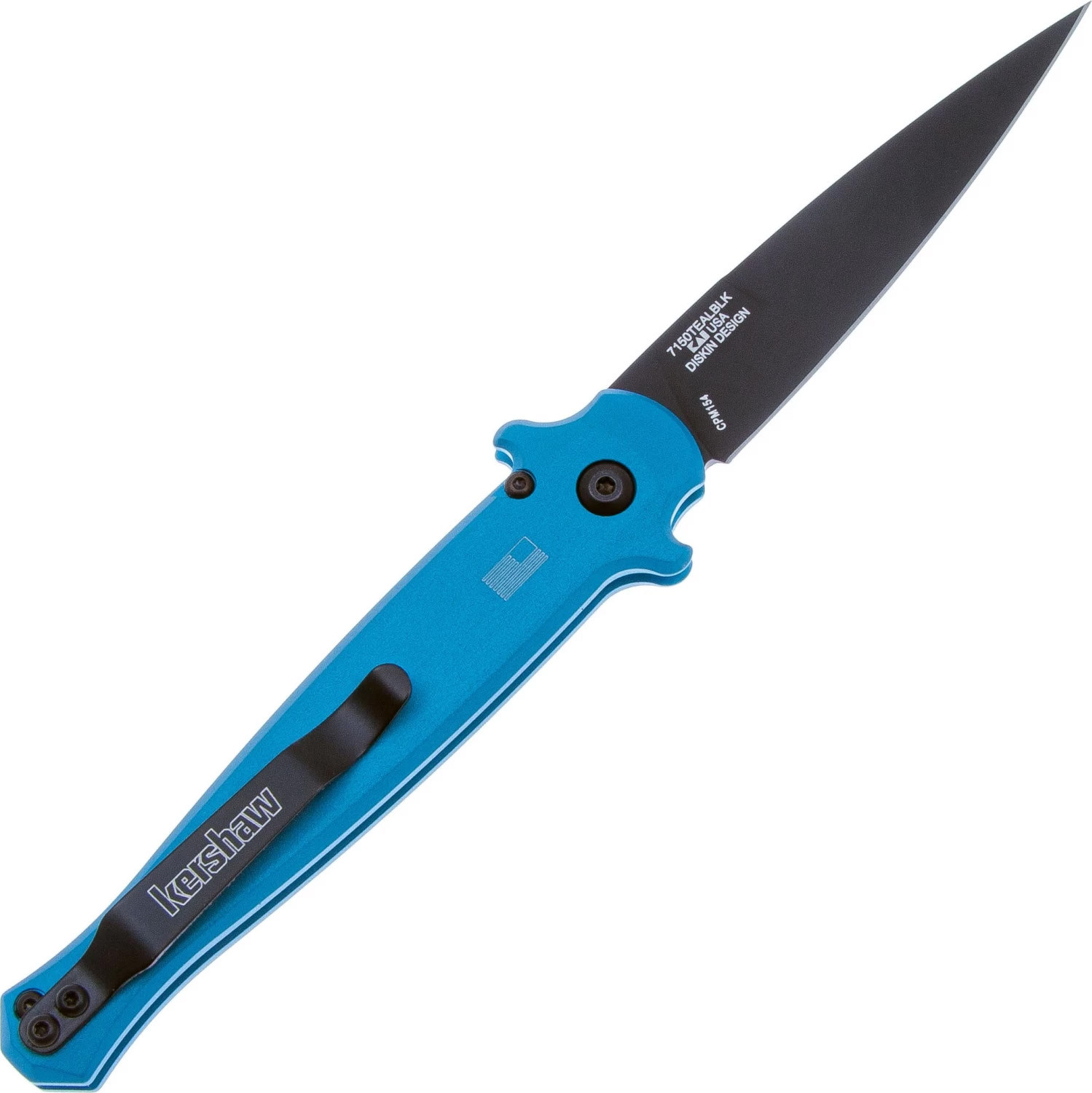 Нож туристический Kershaw launch 8 / 7150TEALBLK — фото 2