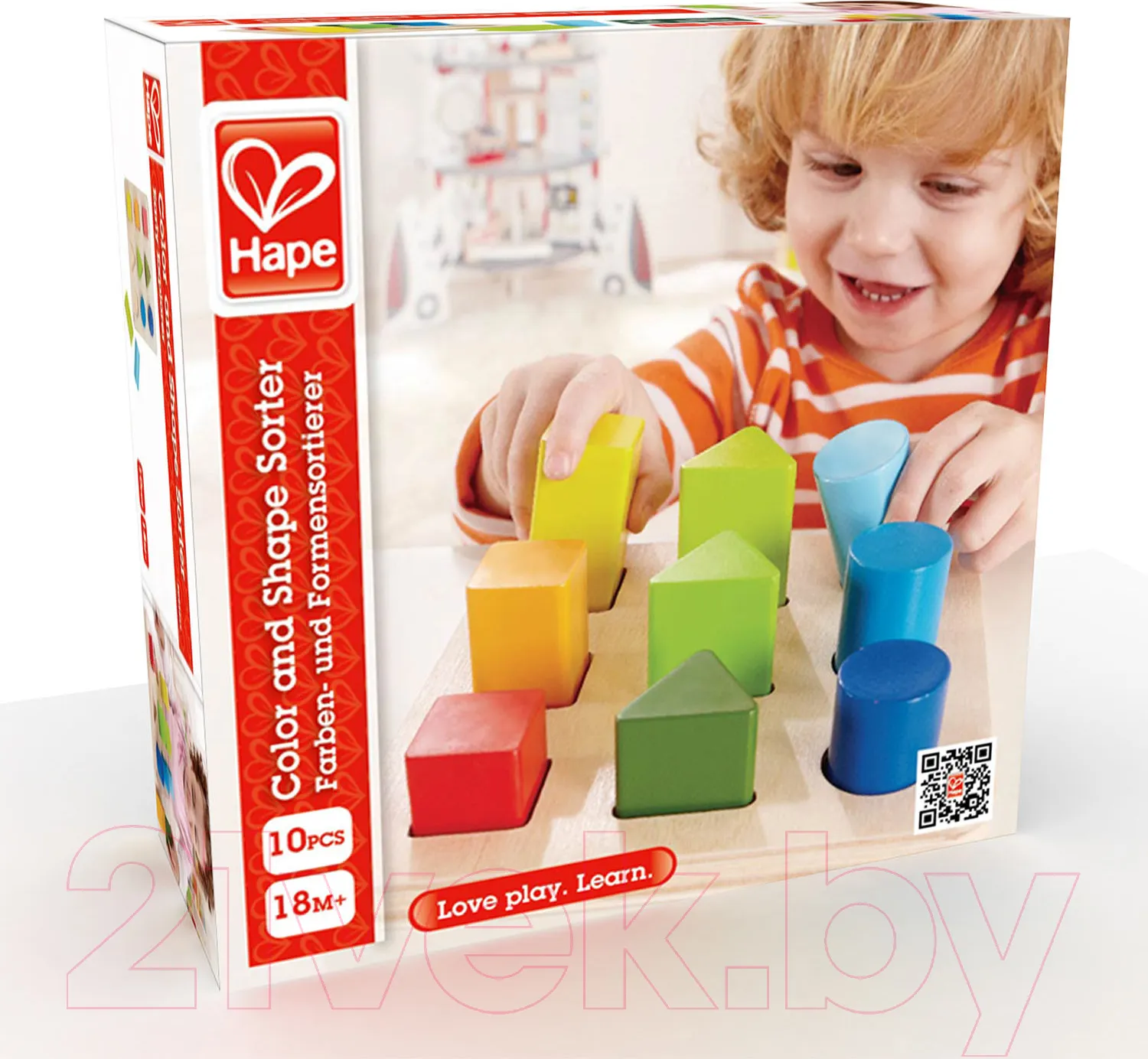 Сортер Hape Сортер Цвета и формы / E0426_HP — фото 7