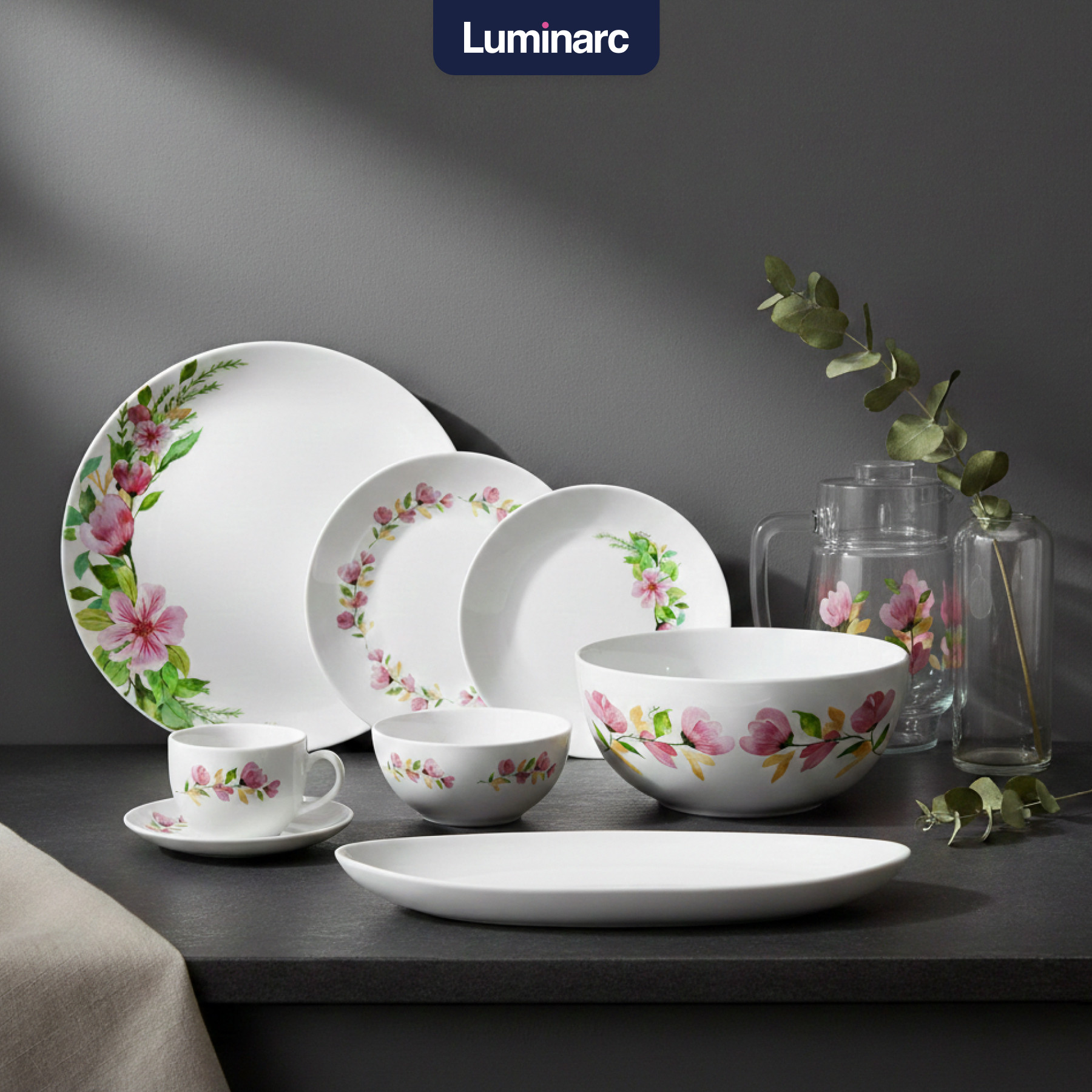 Набор столовой посуды Luminarc Diwali Frieda V2552 (46пр)