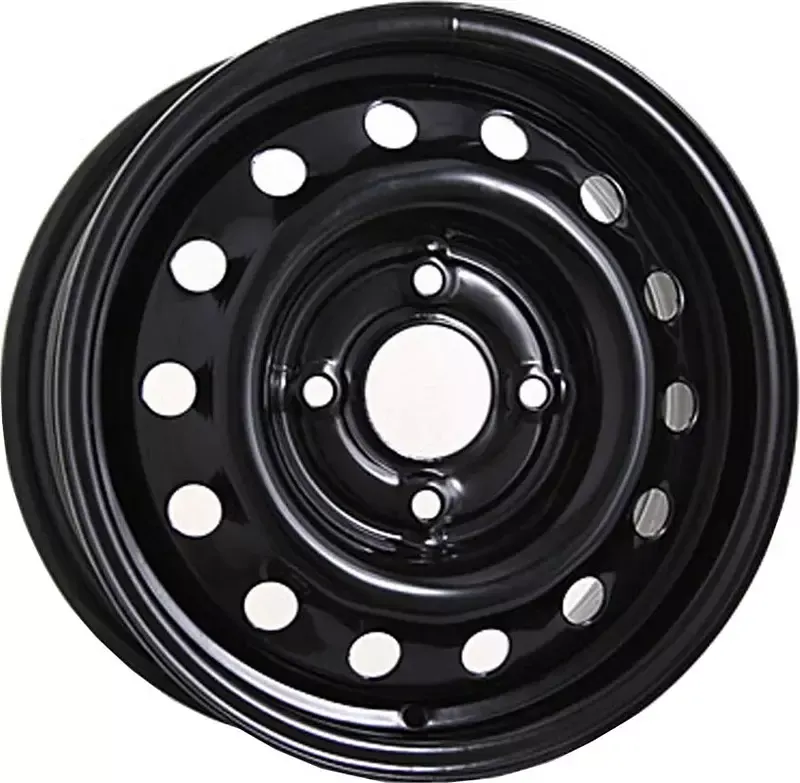 Штампованный диск Eurodisk 54E40Y ED 15x5.5" 4x114.3мм DIA 66.1мм ET 40мм Black