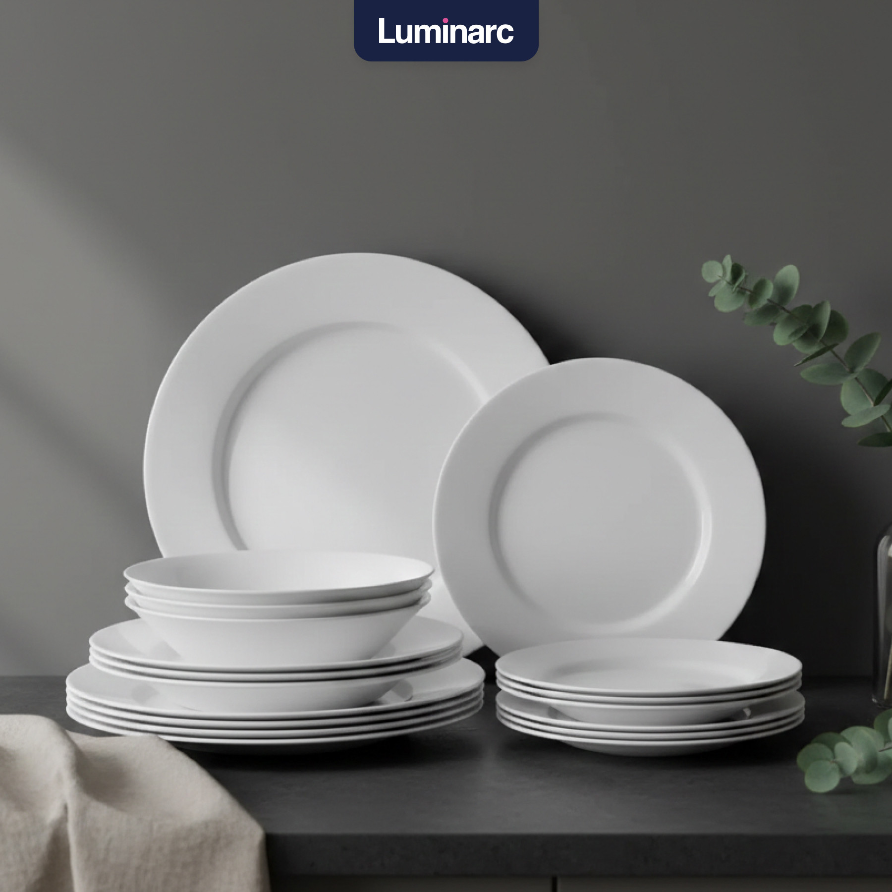 Набор тарелок Luminarc Everyday / Q9318 (18шт)