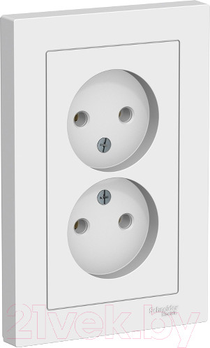 Розетка Systeme (Schneider) Electric AtlasDesign ATN000120 (белый) — фото 2