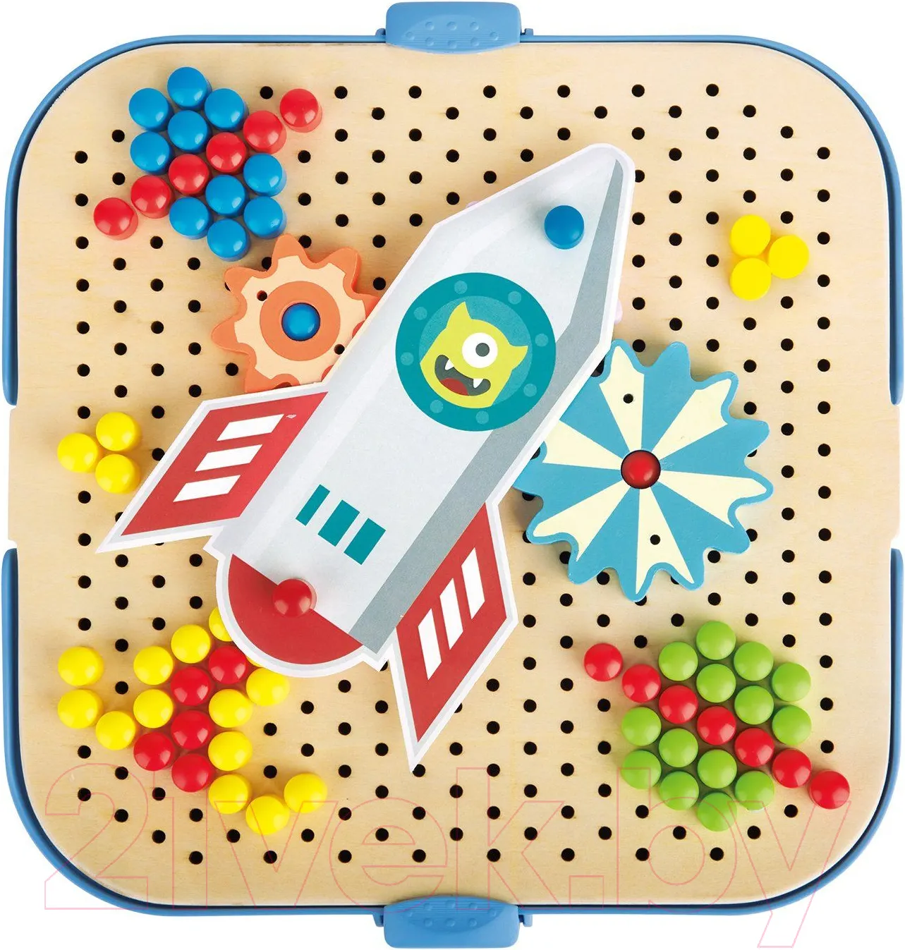 Развивающий игровой набор Hape Заводные шестеренки / E1065_HP — фото 7