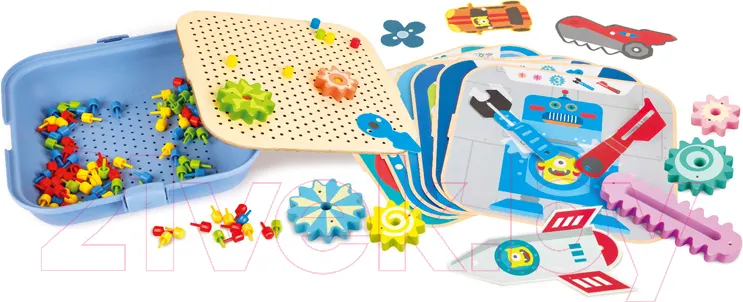 Развивающий игровой набор Hape Заводные шестеренки / E1065_HP — фото 9