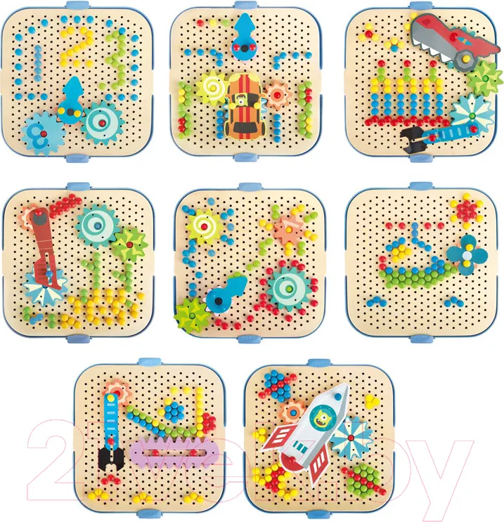Развивающий игровой набор Hape Заводные шестеренки / E1065_HP — фото 11