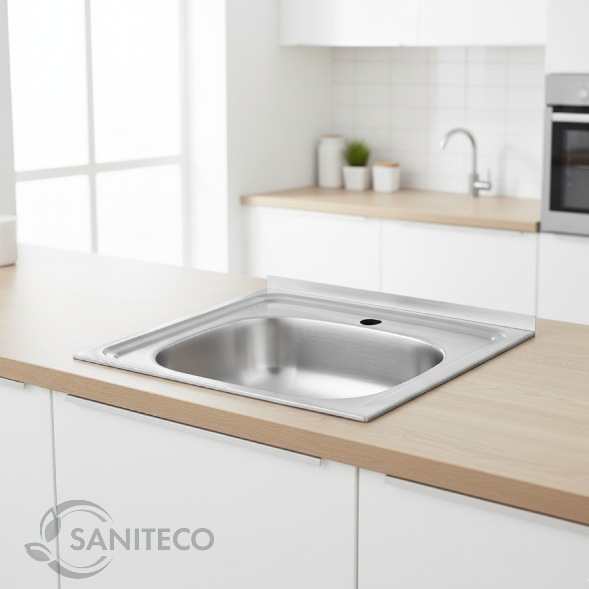 Мойка кухонная Saniteco 5050 — фото 5