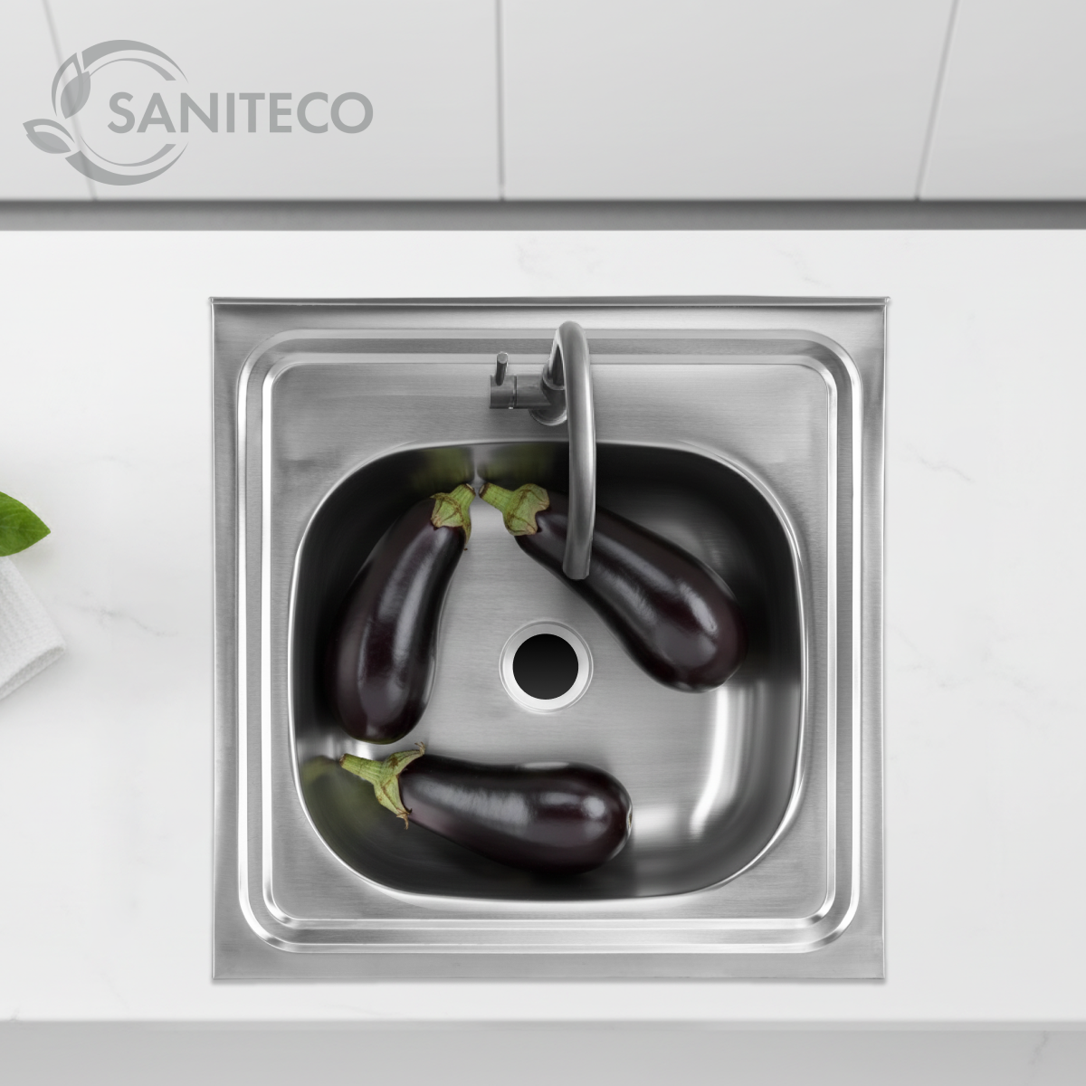 Мойка кухонная Saniteco 5050 — фото 4