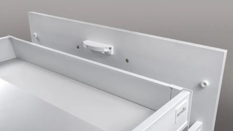 Крепление мебельное Boyard Старт SBH100/W (с доводчиком) — фото 3