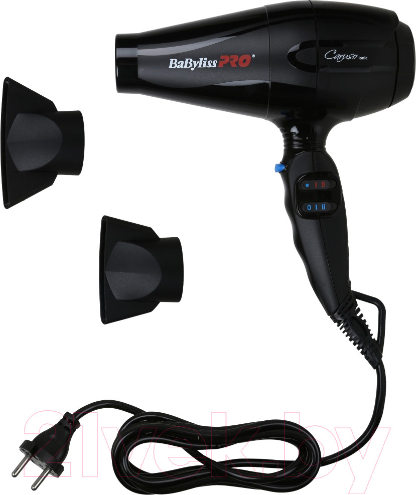 Профессиональный фен BaByliss Pro Caruso Ionic BAB6510IRE (черный)