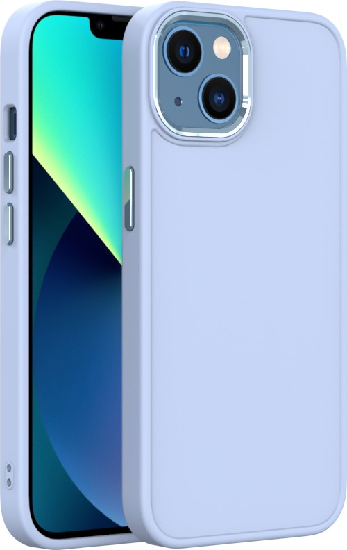 Чехол-накладка Bingo Metal для iPhone 13 (голубой)