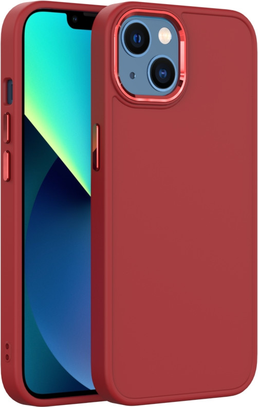 Чехол-накладка Bingo Metal для iPhone 13 (красный)