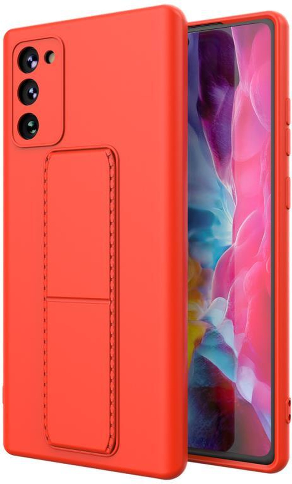 Чехол-накладка Bingo Stand для Galaxy A03S (красный) — фото 1