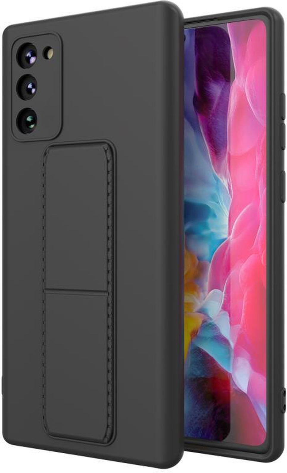Чехол-накладка Bingo Stand для Galaxy A03S (черный)