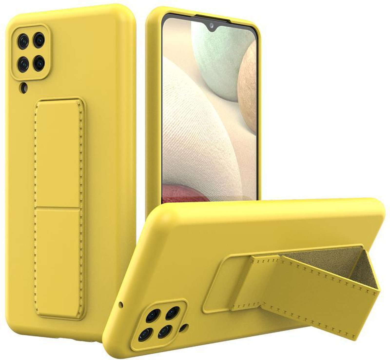 Чехол-накладка Bingo Stand для Galaxy A12 (желтый)