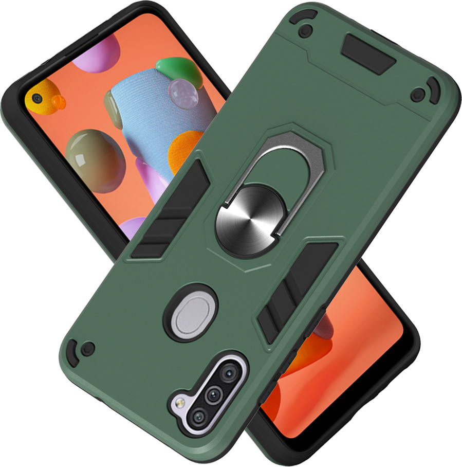 Чехол-накладка Bingo Warrior для Galaxy A11 (зеленый) — фото 3