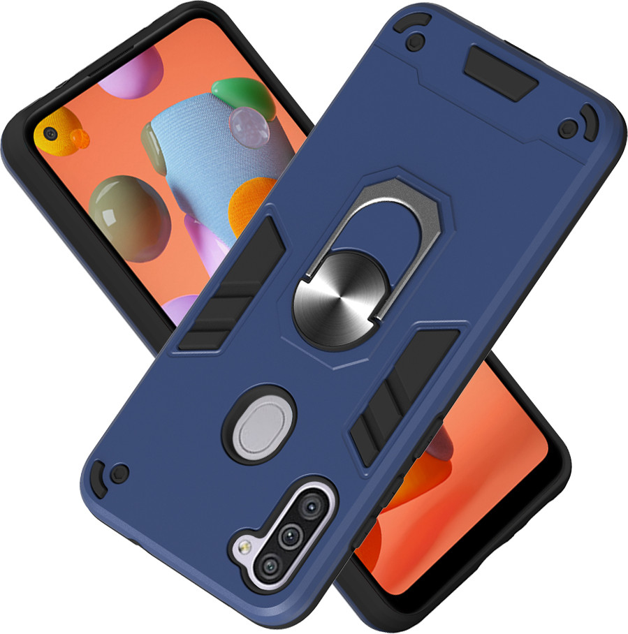 Чехол-накладка Bingo Warrior для Galaxy A11 (синий) — фото 3