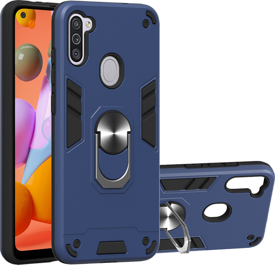 Чехол-накладка Bingo Warrior для Galaxy A11 (синий) — фото 4