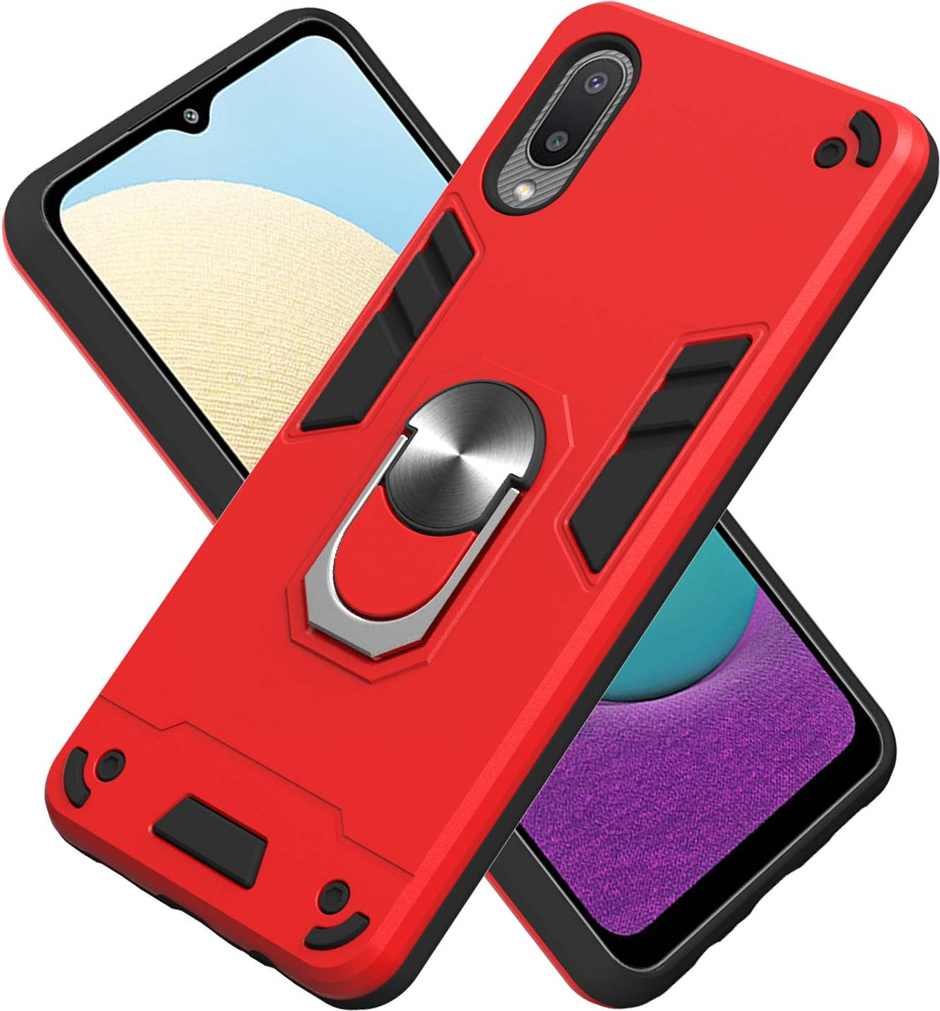 Чехол-накладка Bingo Warrior для Galaxy A02 (красный) — фото 2