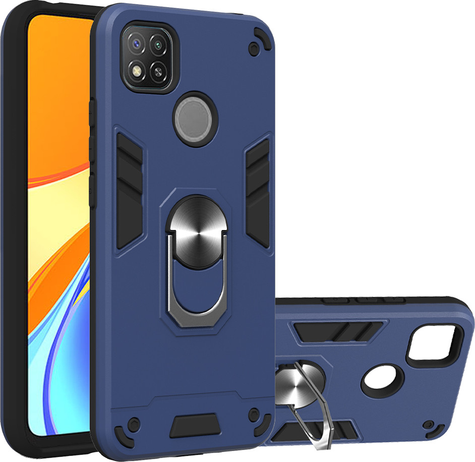 Чехол-накладка Bingo Warrior для Redmi 9C/10A (синий) — фото 6