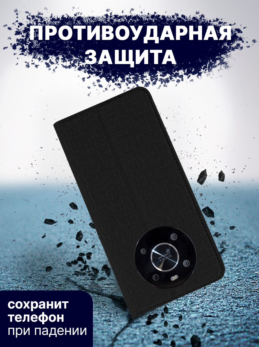 Чехол-книжка Bingo Book для Honor X9 (черный) — фото 4