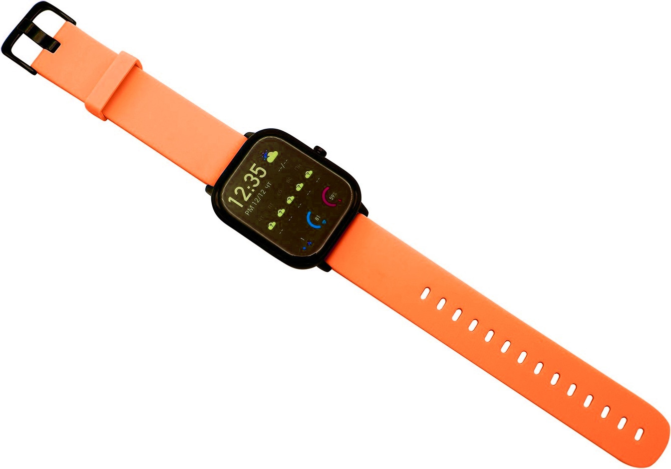Ремешок для умных часов Bingo Для Amazfit Bip/GTS/GTR 42mm (20мм, оранжевый) — фото 5