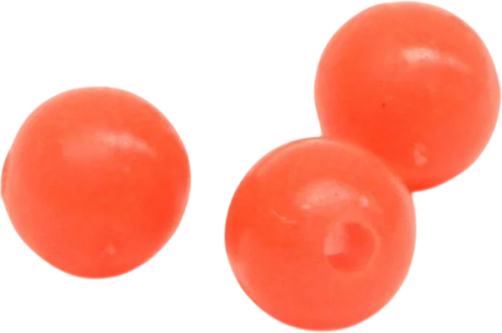 Набор бусин рыболовных Namazu Soft Beads 3.7мм / N-SBF-05 (20шт, фц. оранжевый)