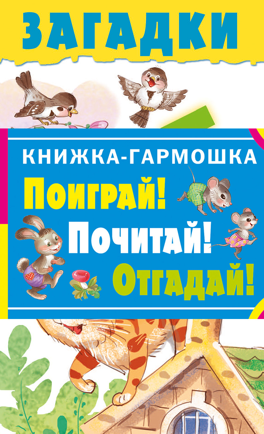 Развивающая книга АСТ Загадки. Книжка-гармошка, мягкая обложка