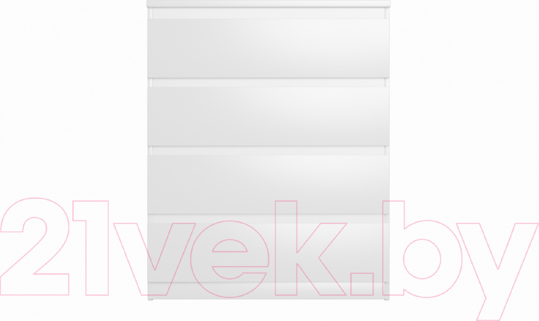 Комод Mio Tesoro Мальта 4 ящика 80x99 2.05.02.070.1 (белый) — фото 3