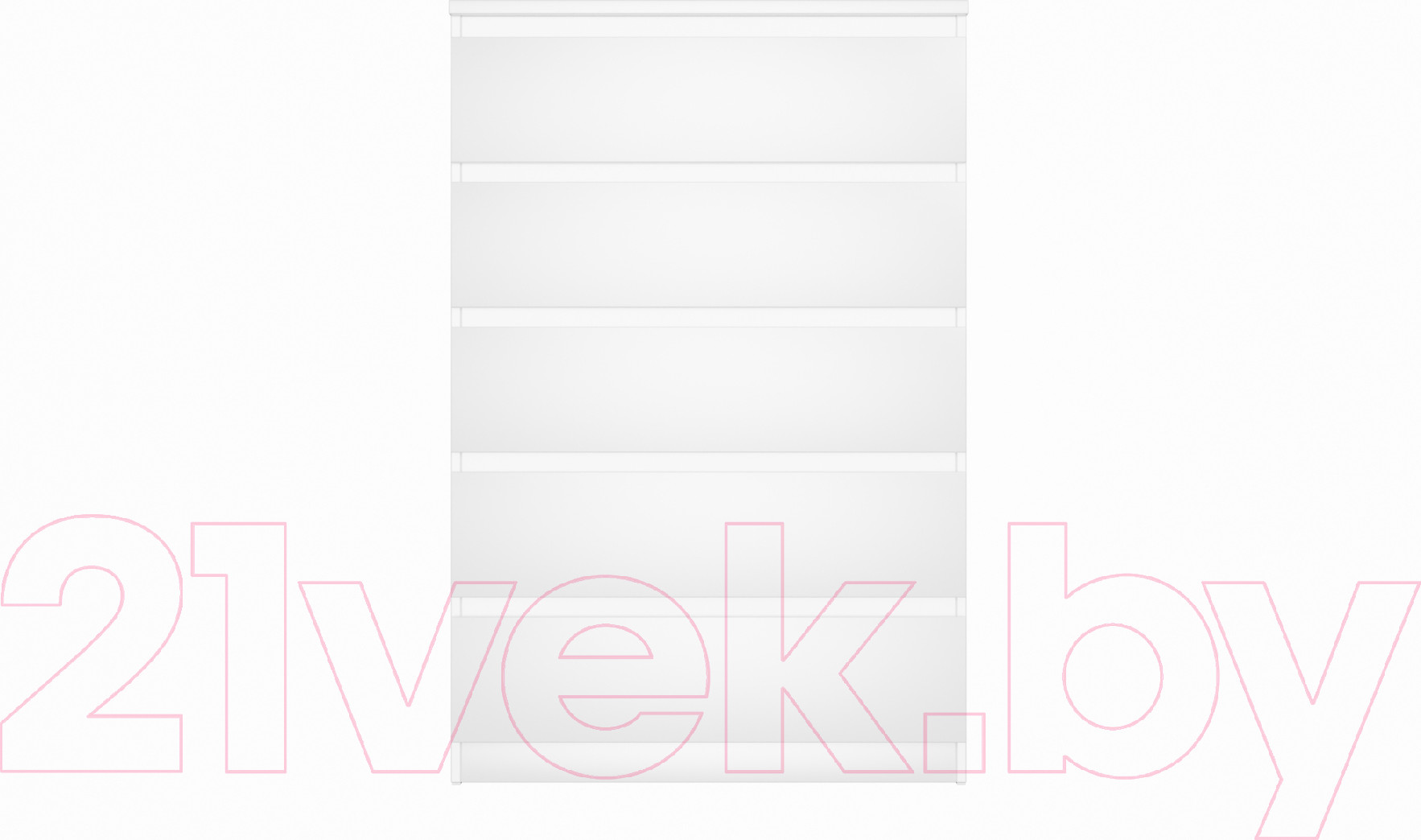 Комод Mio Tesoro Мальта 5 ящика 80x121 2.05.02.090.1 (белый) — фото 6
