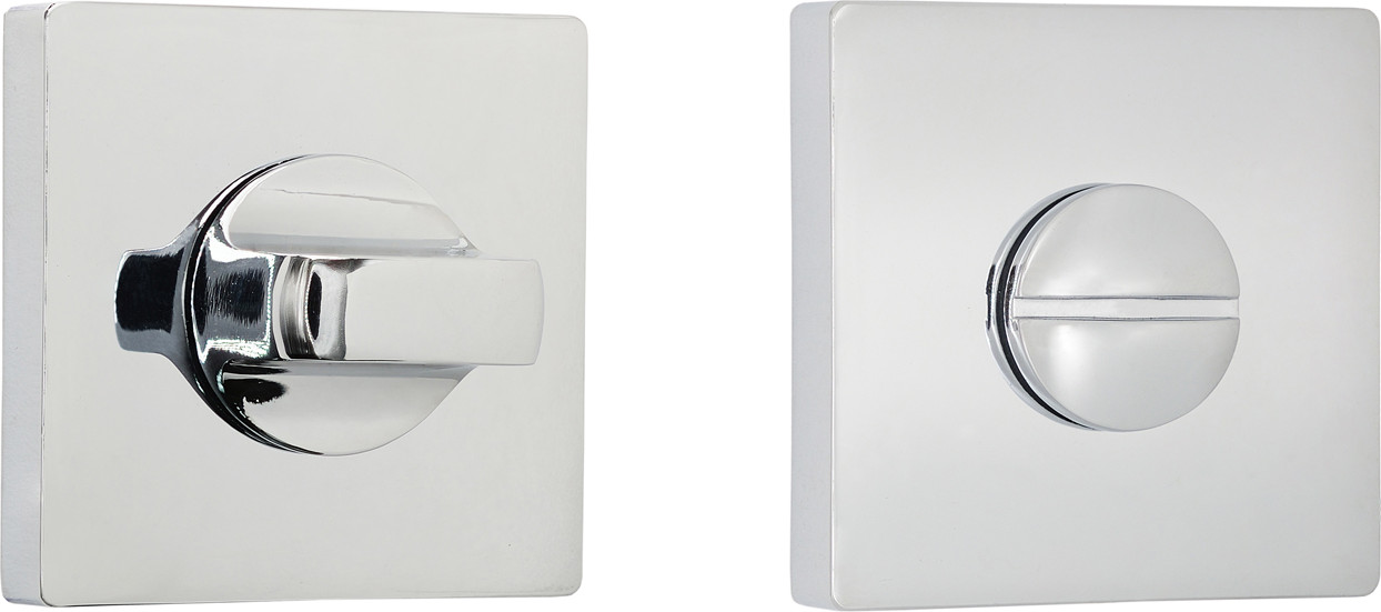 Фиксатор дверной защелки VELA Prima WC-Quadro (хром)
