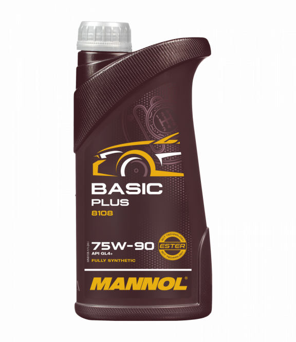 Трансмиссионное масло Mannol Basic Plus 75W90 GL-4+ / MN8108-1 (1л)